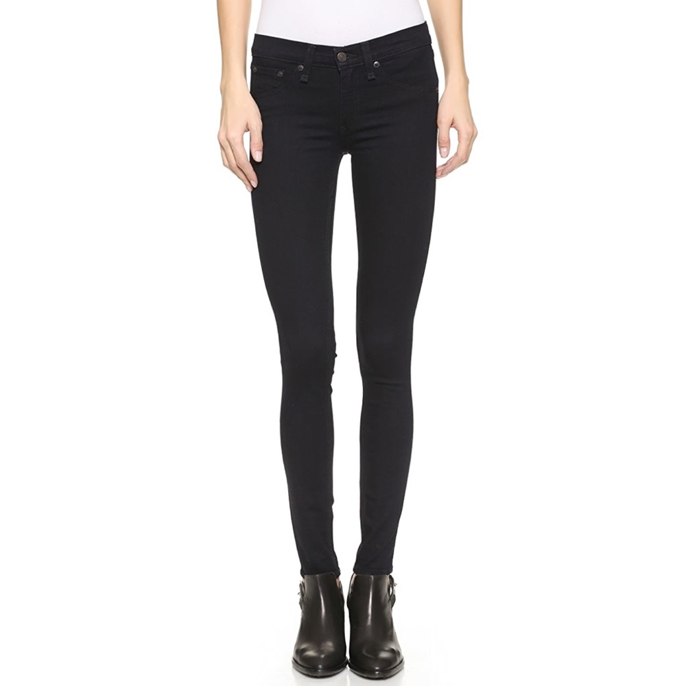 Rag & bone denim legging in midnight size 28